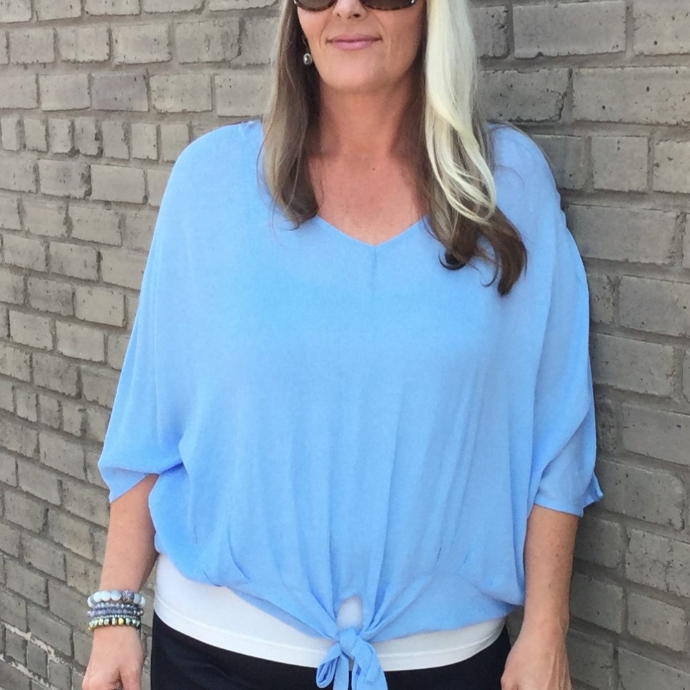 Curvy Ladies Dress Blouse